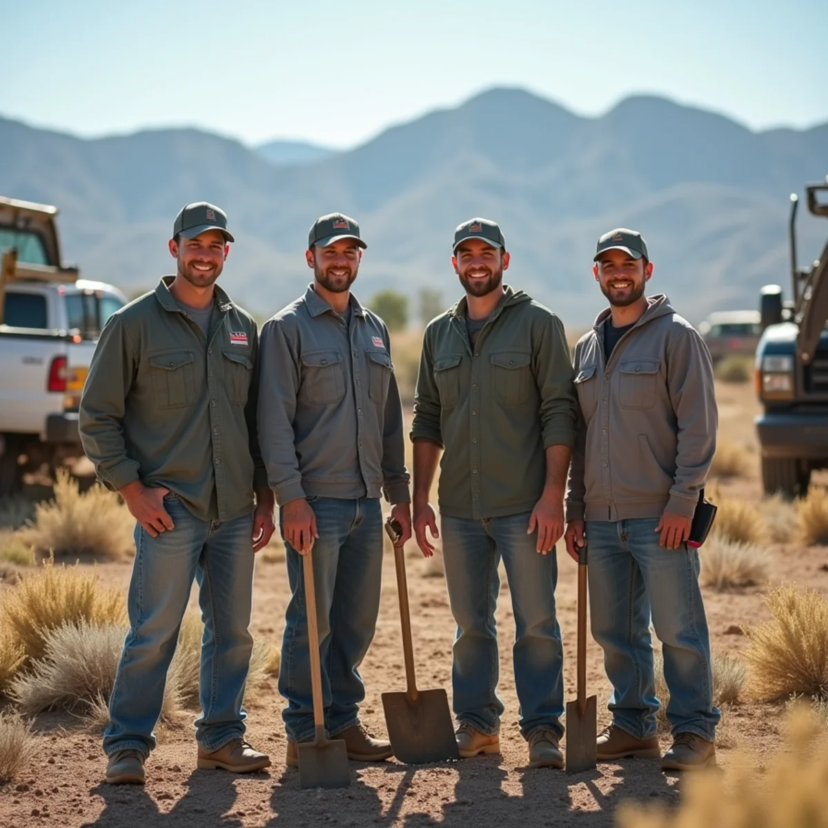 The locally owned EZ Dayz Landscaping team in Rock Springs, Wyoming