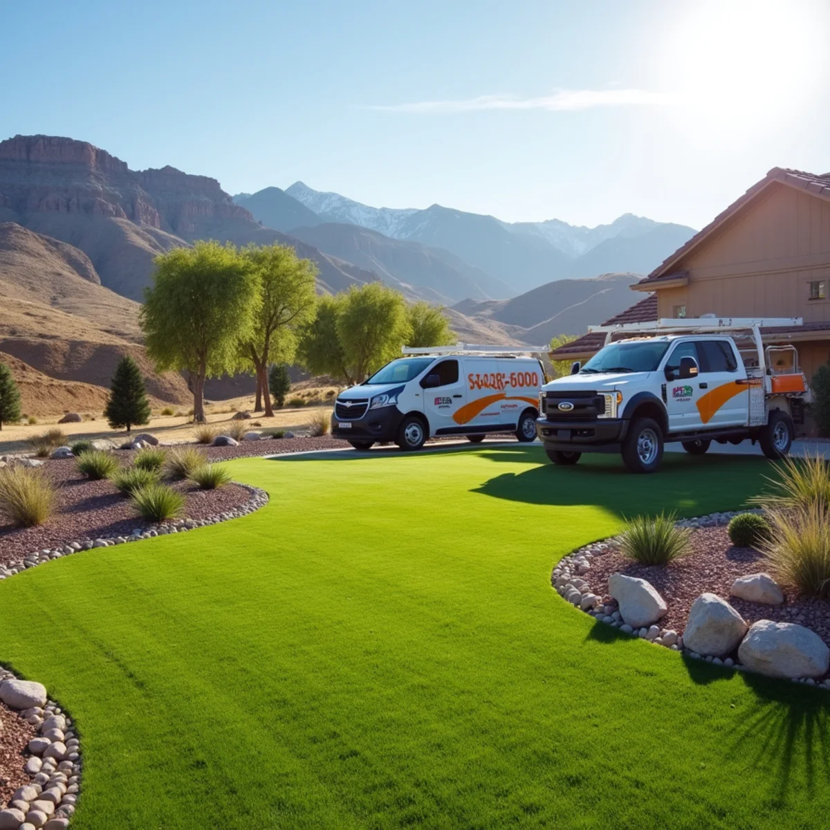 High-desert landscaping in Rock Springs, WY featured on the EZ Dayz blog