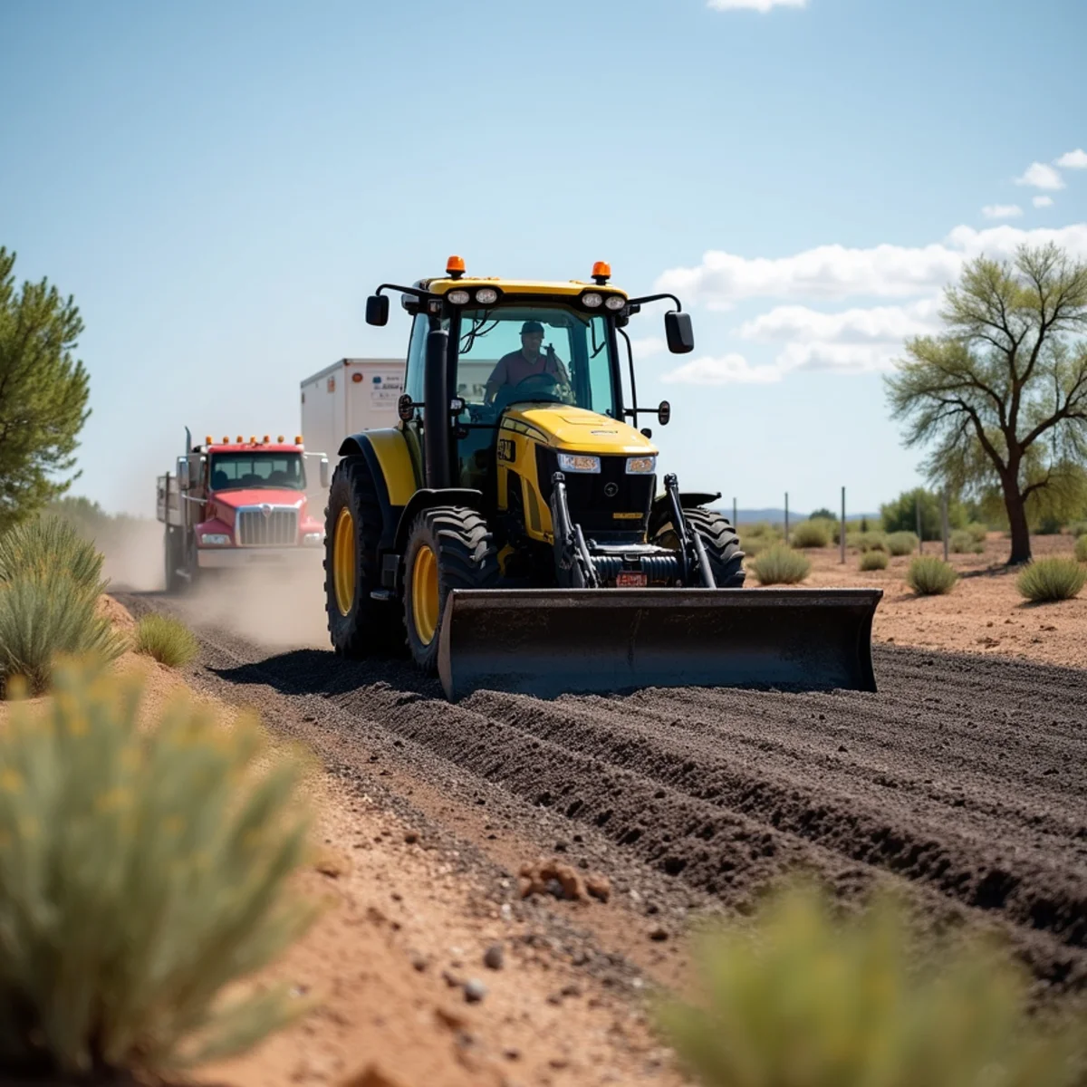 EZ Dayz Landscaping crew performing driveway washout & erosion in Rock Springs, WY