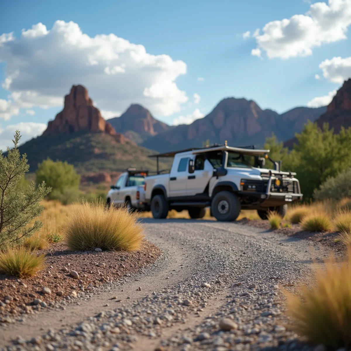 High-desert landscaping project in Black Buttes, WY