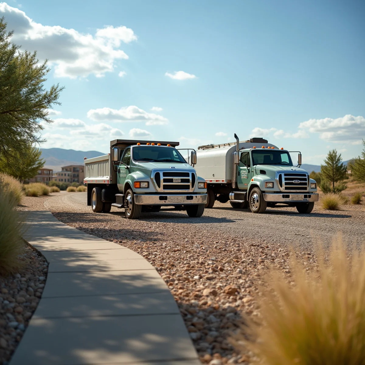 High-desert landscaping project in Clearview Acres, WY
