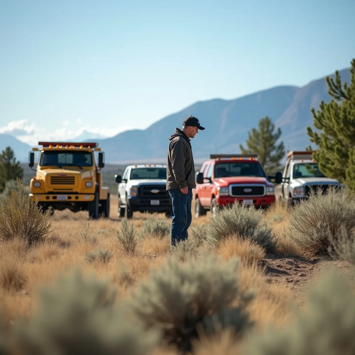 High-desert landscaping project in Pinedale, WY